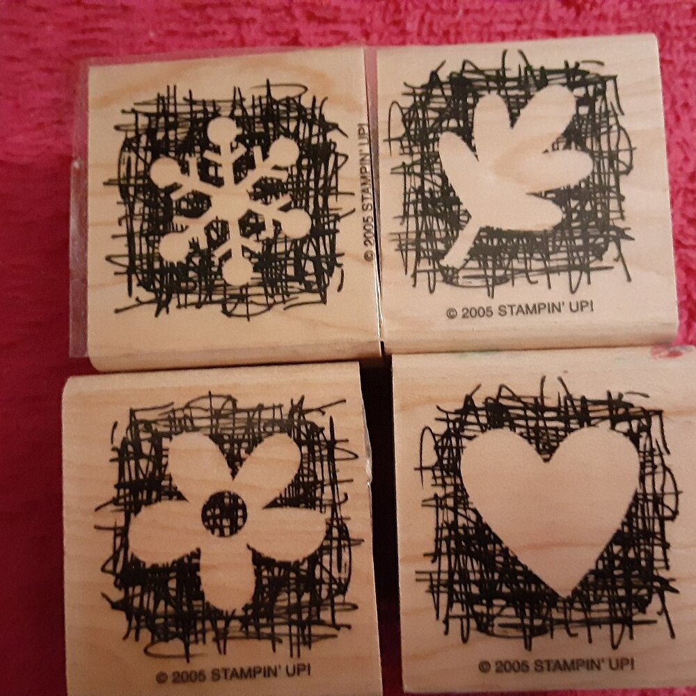 Stampin Up - Cross Hatch Made from Scratch set